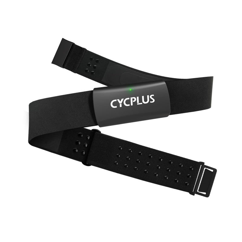 CYCPLUS Heart Rate Monitor Chest Strap H2Pro, Bluetooth ANT+ Heart Rate Monitor Chest Sensor with 500h Battery, IPX7 Waterproof and Dustproof, HRM Works with Strava/CYCPLUS App - Image 1