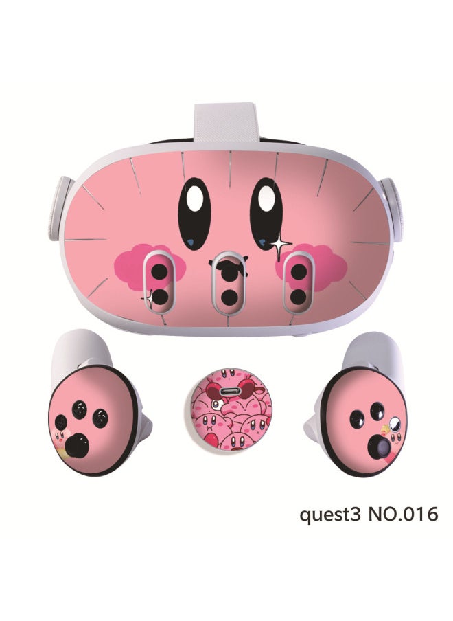 Generic Quest3 Stickers Are Suitable For Meta Quest 3 Skins Skin Color Stickers Protective Film Paste Without Residual Glue-Color:05  - Image 4
