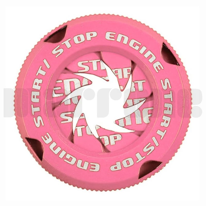 Marrone Bike & Car Engine Start/Stop Switch Cover/Ignition Lock Cap Cover Push Button Decorative Auto Accessories For All Bikes & Cars (Pink) - Image 2