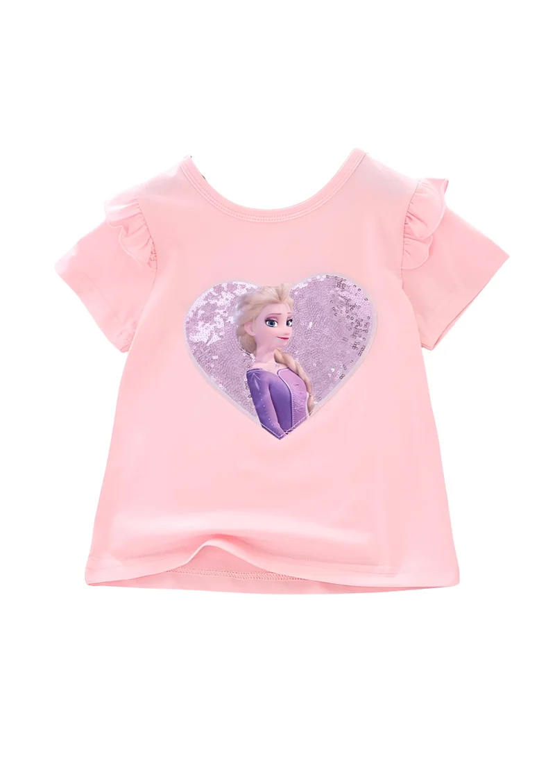 D'Daniela D' Daniela - Elsa Little Sparkle Royals T-Shirt - Pink