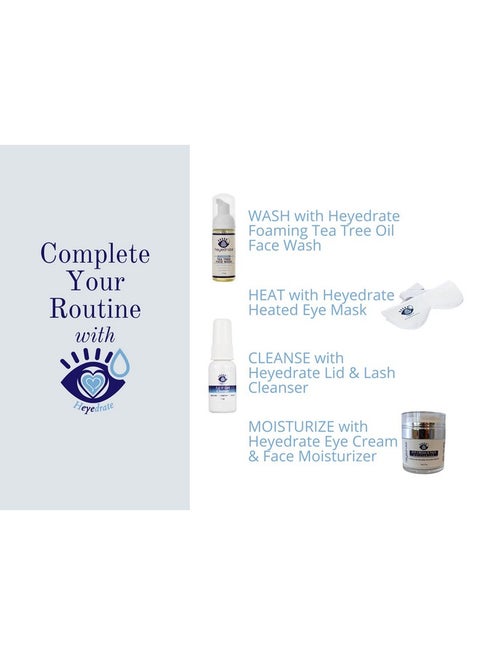 Foaming Tea Tree Face Wash And Eyelid Cleanser - Natural, Organic Ingredients With Aloe Vera - Gentle Formula For Effective Eyelid Cleansing - Soothes & Refreshes - 1.7Oz (Package May Vary)