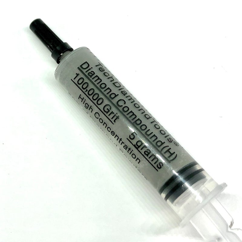 TechDiamondTools Diamond Polishing Compound Polishing Paste USA Made 100,000 Grit 0-0.25 Micron for Marble Glass Metal Rock Jewelry Resin Silver Chrome Gemstone with High Concentration Diamond Powder - Image 2