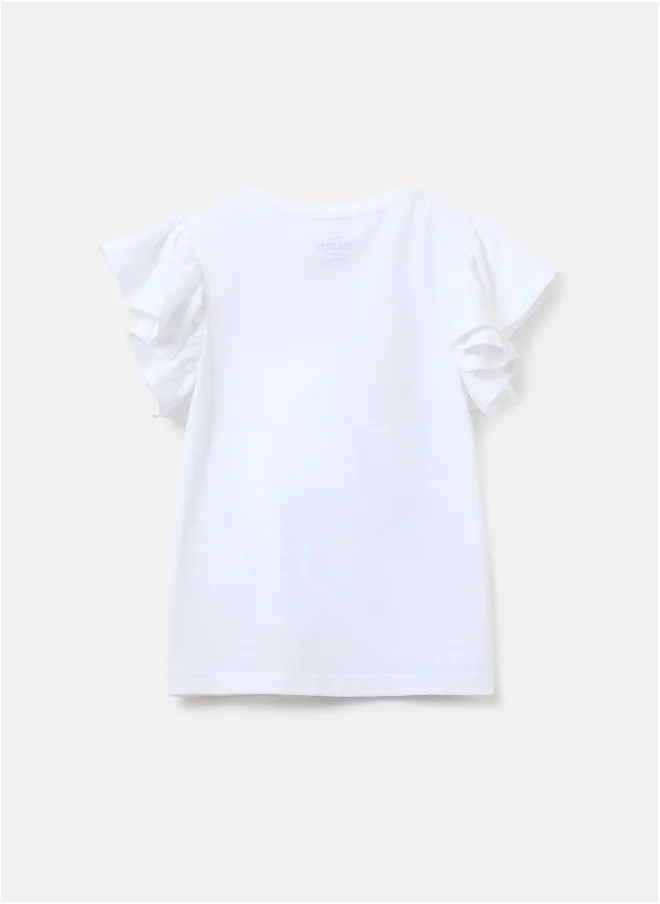 Ovs T-shirt with Elsa print and applications