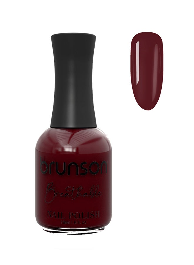 brunson Breathable Nail Polish Halal nail polish Wudu friendly Quick-Dry Vegan long lasting but easy peel off   18ml BH205