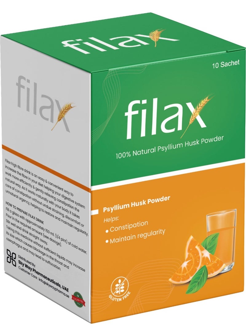 general مسحوق قشور السيليوم فيلاكس 10 أكياس