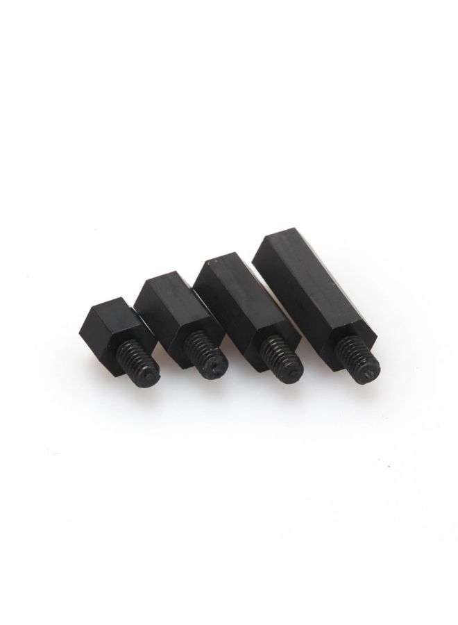NIBEMINENT 260-Piece M3 Hex Screw With Storage Box Black 0.112kg  - Image 4