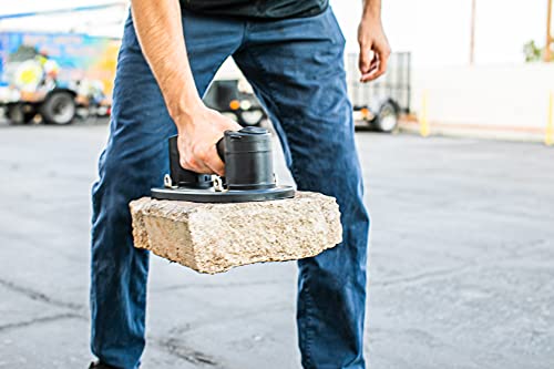 GRABO PRO-Lifter-20 Electric Vacuum Suction Cup (2021) For Tiles, Stone, Wood, Glass, Concrete Pavers, Drywall. Lifts up to 375lbs with Auto Shut-OFF Switch. Incl: 1 Battery,1 Seal, Charger, Carry Bag - Image 2