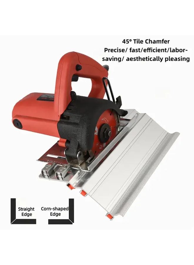 Silvery Aluminum Alloy Tile Chamfering Tool With 24 Rollers 43 Degree Multi Functional Manual - Image 4