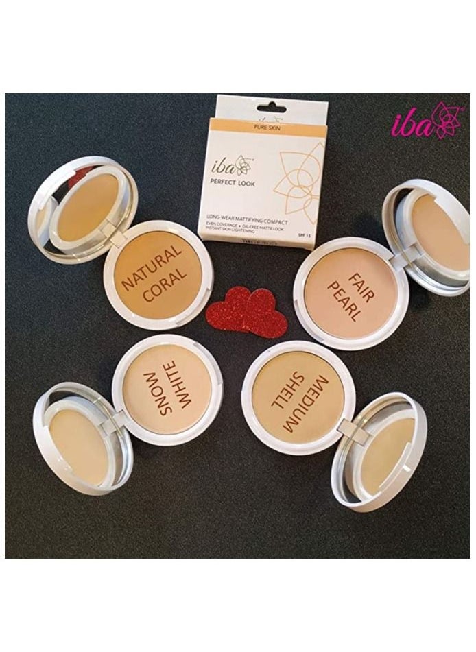 Iba Iba Pure Skin Perfect Look Long Wear Mattifying Compact  - Image 1
