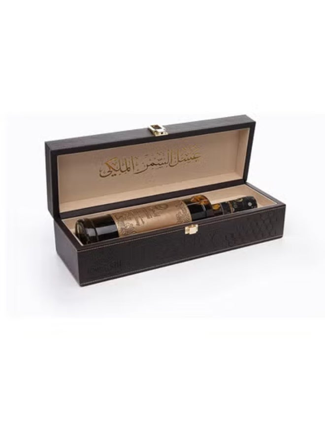 الملكي رويال عسل السمر الإماراتي مع حقيبة جلدية 1 ك – هدية فاخرة - Image 3