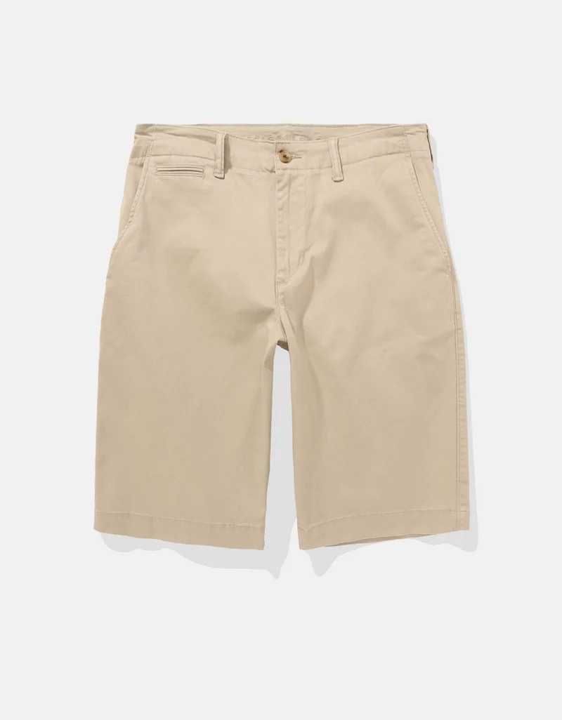 American Eagle  AE Flex 12" Khaki Short for Men | Best Price UAE