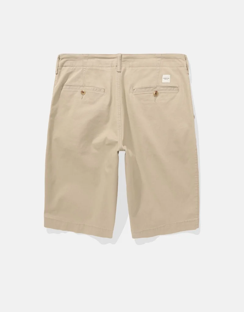American Eagle  AE Flex 12" Khaki Short for Men | Best Price UAE