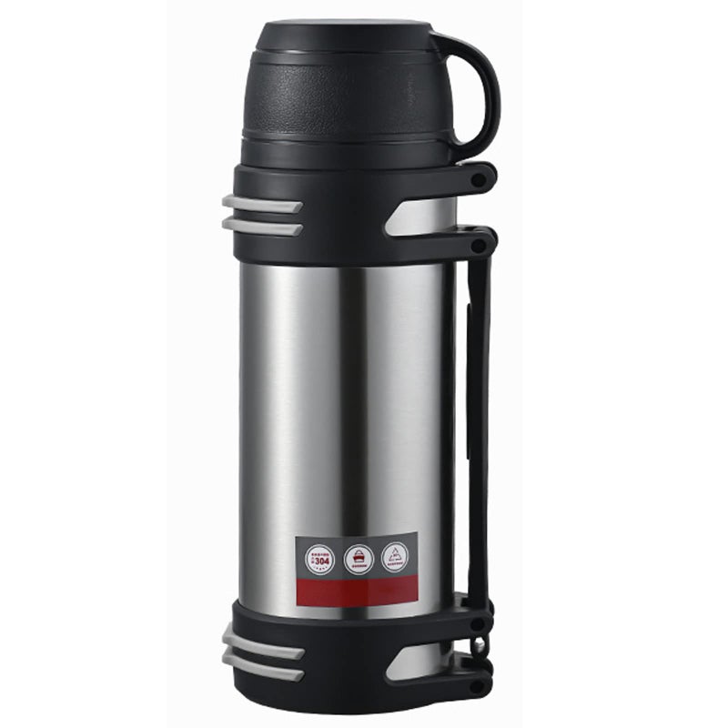 KIDENEI 20L Vacuum Insulated Bottle with Handle Cup Stainless Steel Insulated Water Jug with Strap Keeping Hot or Cold 24 Hours Coffee Thermos for Traveling Hiking Fishing