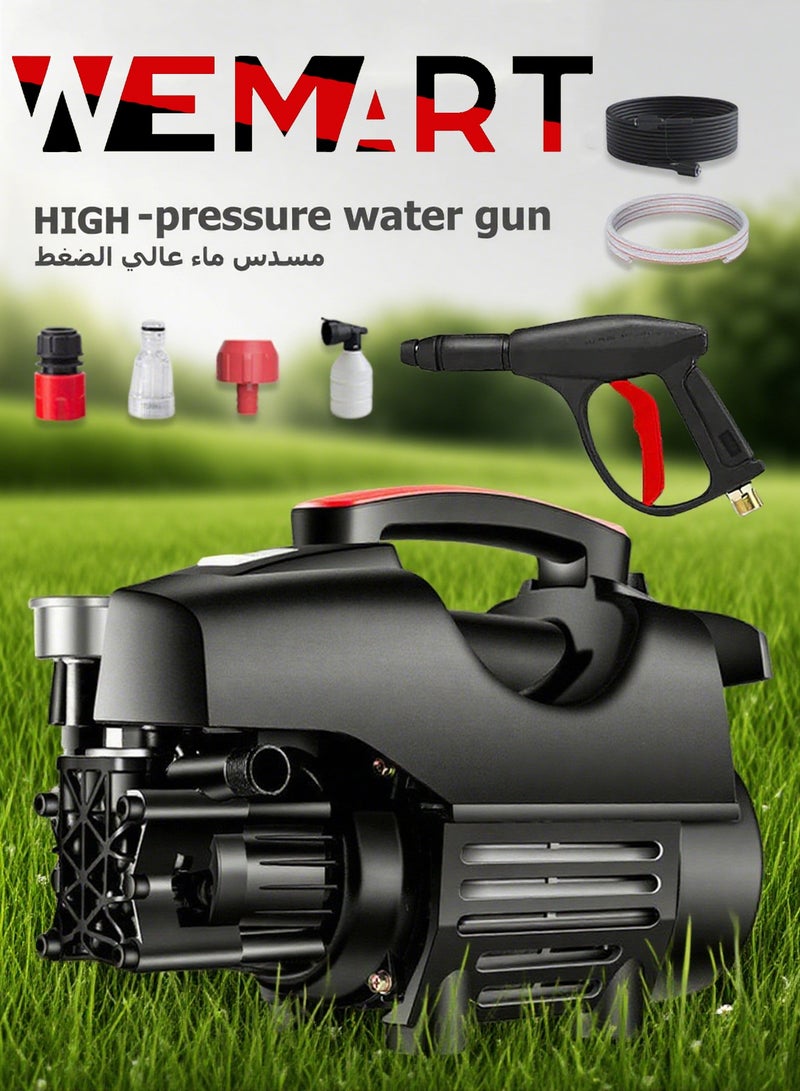 ويمارت مضخه غسيل سياره,مضخة ماء ضغط عالي,غسالة الضغط الكهربائية من ويمارت 3500 رطل لكل بوصة مربعة، مدفع مياه قابل للفصل، غسالات الضغط الكهربائية لتنظيف السيارات والأسوار وحمام السباحة - Image 1
