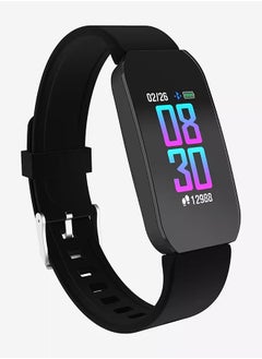 iTouch Active Fitness Tracker Black Case Silicone Black Strap  - Image 1