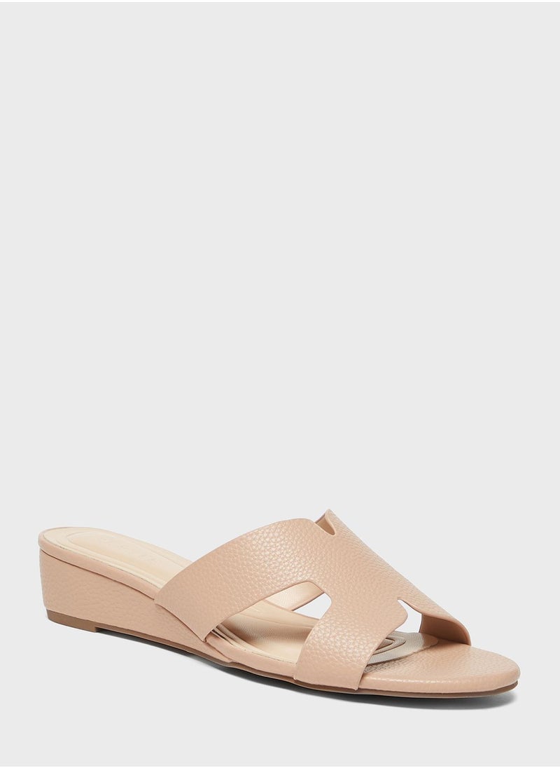 Celeste - One Strap Wedge Sandals - Image 1