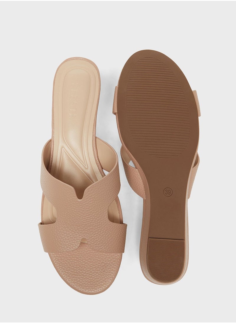 Celeste - One Strap Wedge Sandals - Image 1