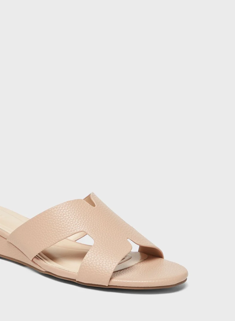 Celeste One Strap Wedge Sandals