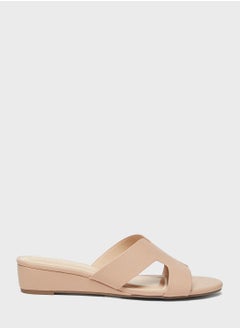 One Strap Wedge Sandals