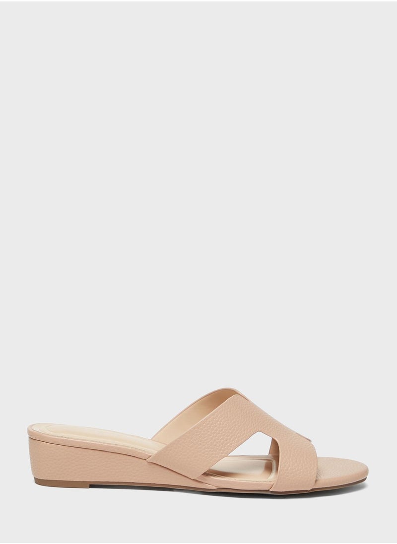 Celeste - One Strap Wedge Sandals - Image 1