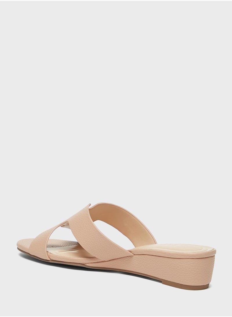 Celeste - One Strap Wedge Sandals - Image 1