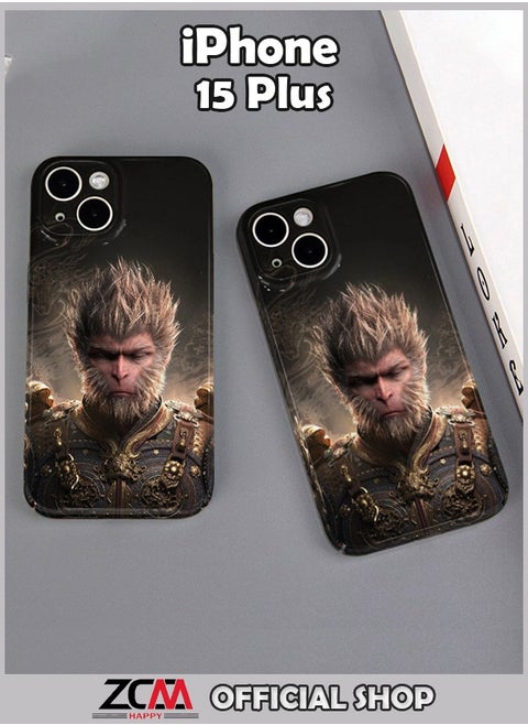 Black Myth Wukong Mobile Phone Case for Apple iPhone 15 Plus - Stylish and Durable Protection