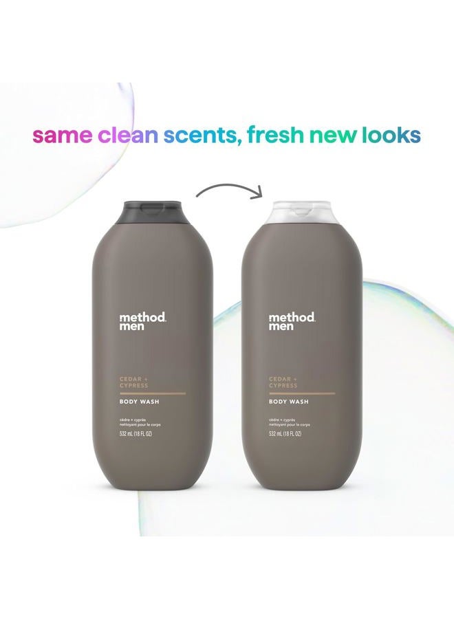 Method Men Body Wash, Cedar + Cypress, Paraben and Phthalate Free, 18 fl oz (Pack of 1) - Image 5