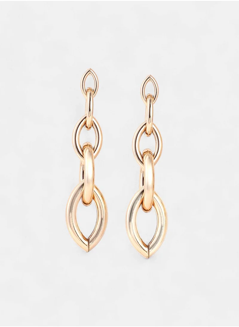 سوهي The Marquise Link Contemporary Drop Earrings