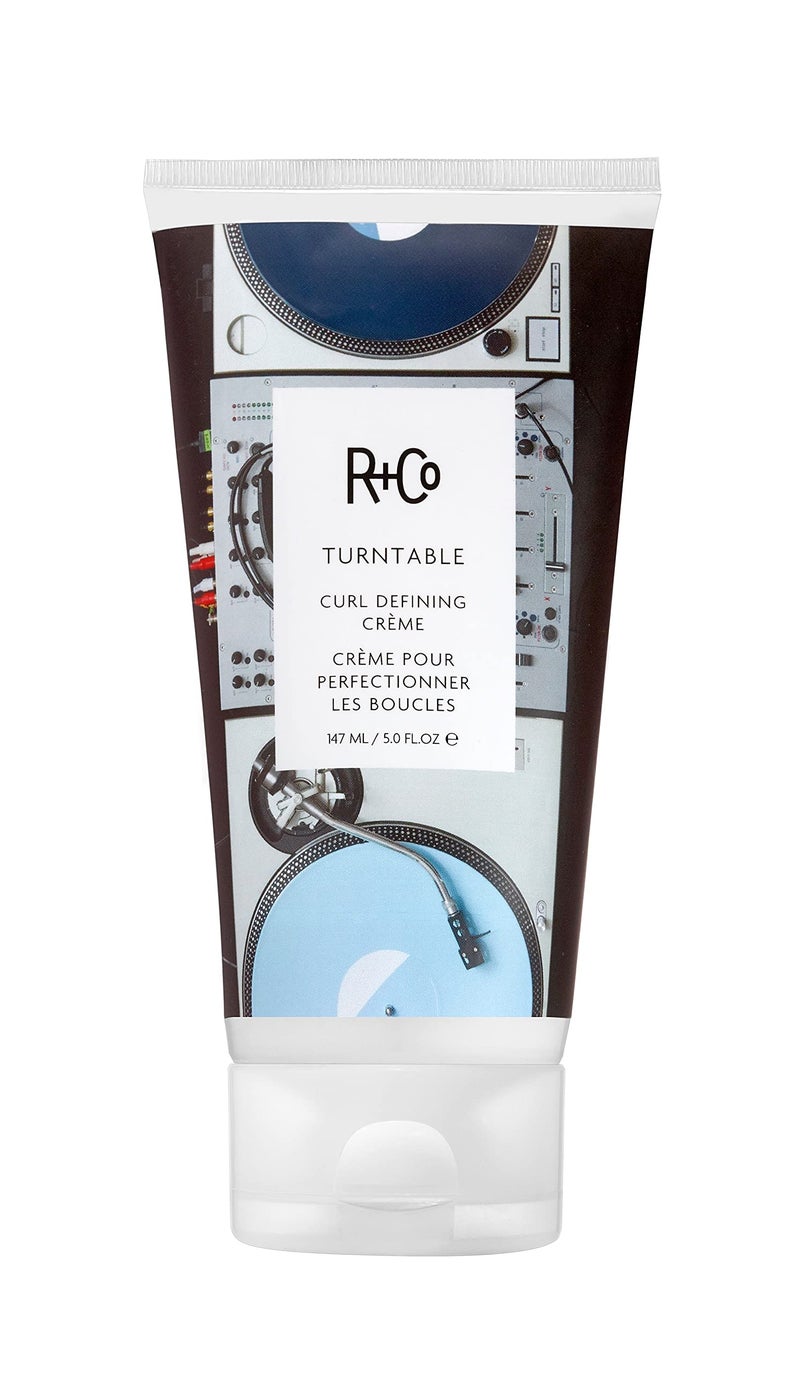 R+Co TURNTABLE Curl Defining Creme – 147 ml / 5 oz, Curl Definition & Frizz Control - Image 4