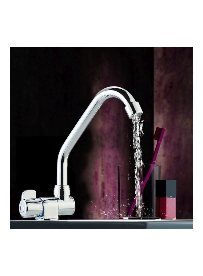 NIBEMINENT Foldable Single Handle Faucet Silver 33x7.5x17.3centimeter  - Image 5