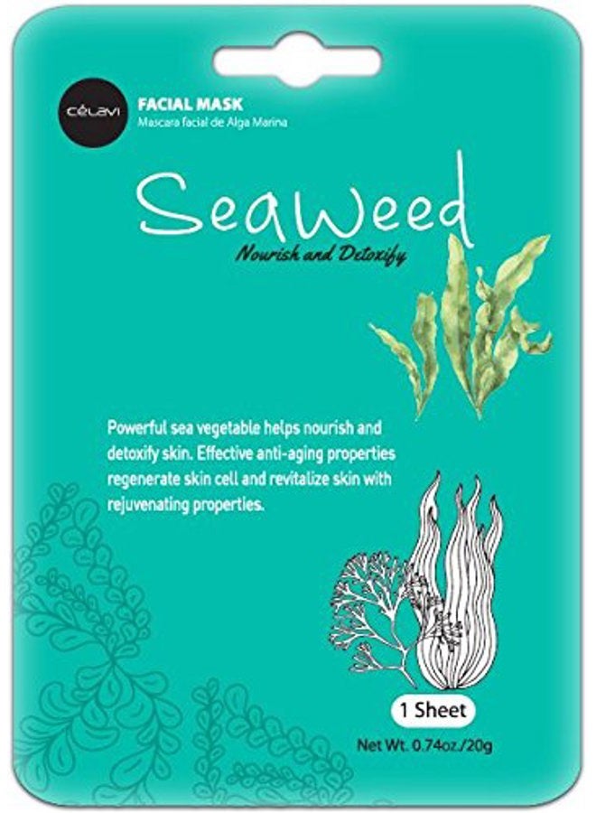 Celavi Cosmetics Celavi Collagen Facial Face Mask (24-Sheets) Classic Korean Skincare - Image 5