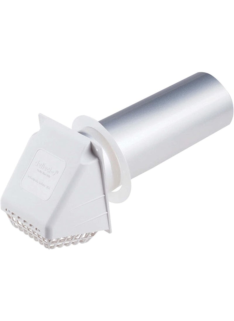 Deflecto Deflecto Dryer Vent Hood Wide Mouth 4 White RVHAW4  - Image 1