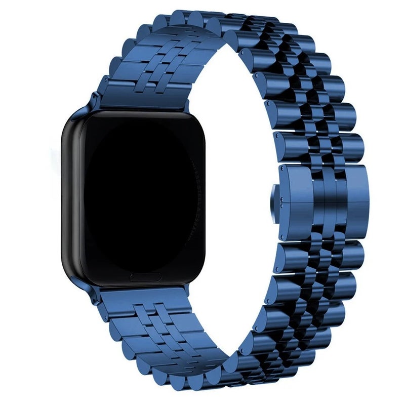 Bluejw Luxury Stainless Steel Smart Strap for Apple Watch 44mm 42mm 40mm 38mm – Premium Metal Bracelet Replacement Band Compatible with iWatch Series 6/5/4/3/2/1 - Image 1
