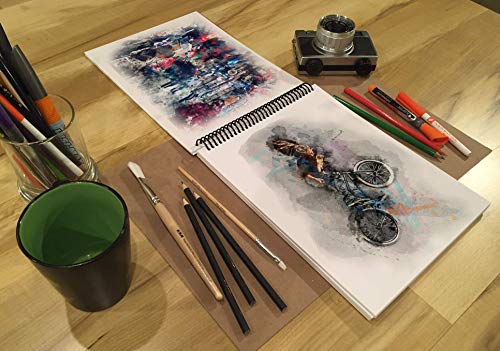Design Ideation Brand Marker Sketchbook : Premium Paper Spiral Bound Book for Pencil, Ink, Marker, Charcoal and Watercolor Paints. Great for Art, Design and Education. (8.5" x 11") - Image 5
