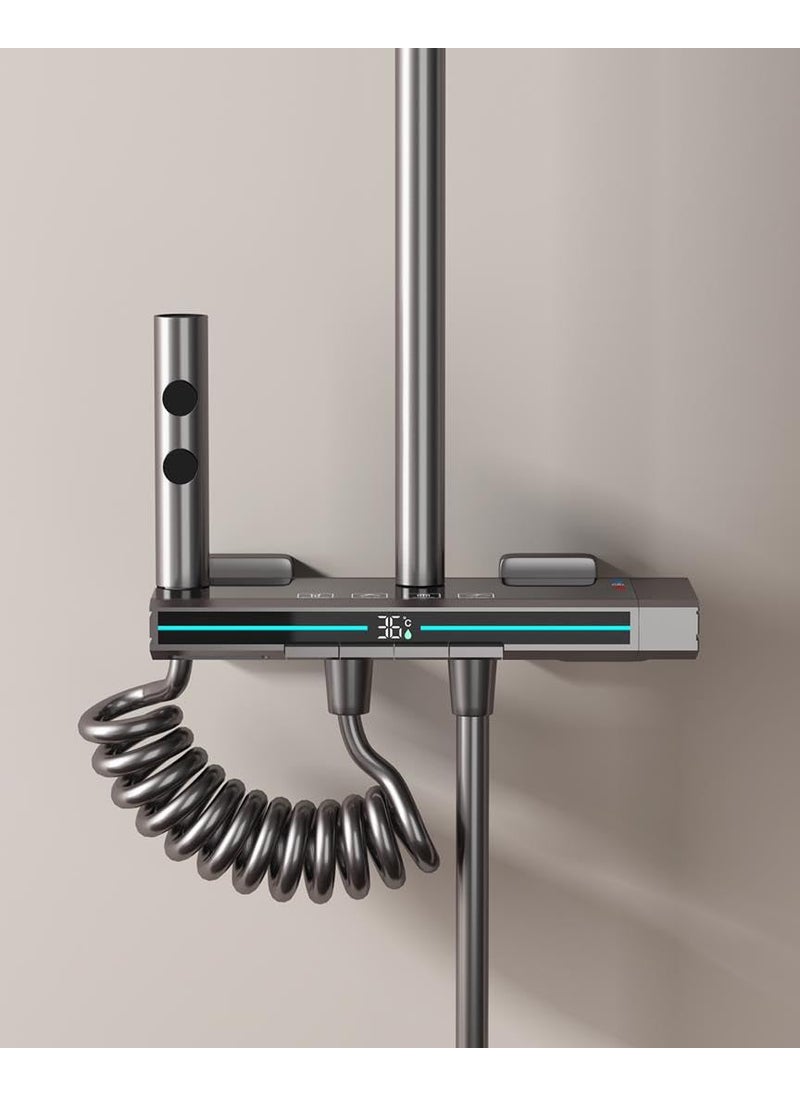 ProssimaGen ProssimaGen by NextGen italian 4 function Digital Piano Shower SetBathroom Shower SetHot and Cold Mixer Thermostatic Shower System With Hand ShowerWater Fall SpoutHand Shower  - Image 1