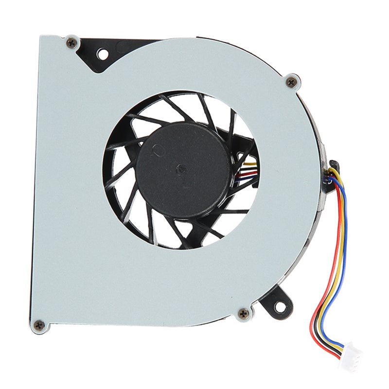 QUETTERLEE مروحة تبريد لوحدة المعالجة المركزية لجهاز HP Probook 4530S 4535S 6460B 8460P - مروحة داخلية بديلة من سبائك الألومنيوم ABS وموصل طاقة بأربعة دبابيس لتبديد حرارة الكمبيوتر المحمول - Image 2