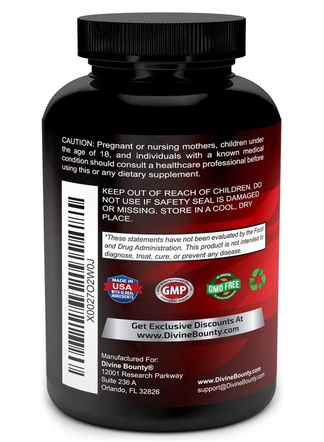 Iodine Supplement 250mcg - Iodine Pills from Sea Kelp (Grown in USA) - Thyroid Support Supplement (Ascophyllum Nodosum) - 60 Sea Kelp Capsules