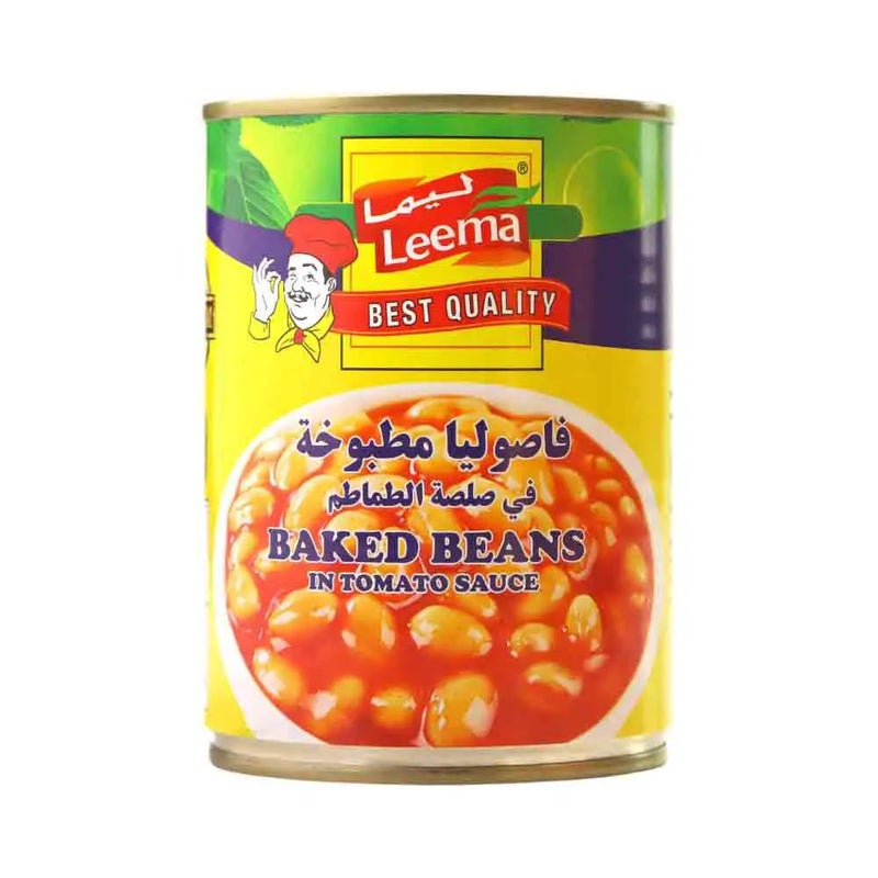 Leema Baked Beans in Tomato Sauce Ready to Eat Canned Food- 400 gm - Image 1