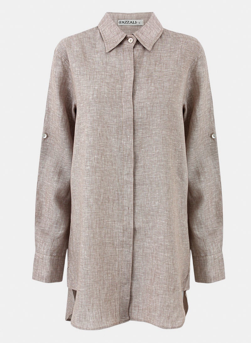 A-Line Linen Shirt.