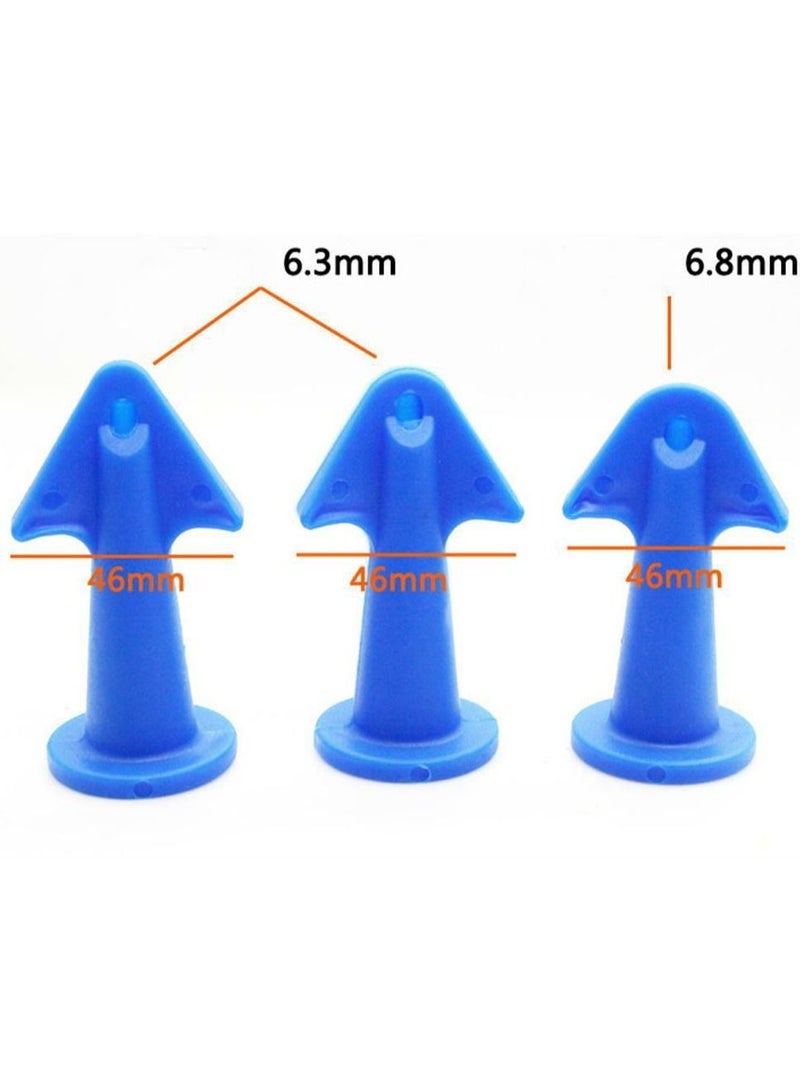Y&D Caulking Tools Kit, SYOSI 4Pcs Caulk Nozzle Applicator, Silicone Finisher Grout Scraper Tool for Cleaning Gaps in Kitchen Bathroom Windows Floor Tiles Tile Other Sealing Projects - Image 3