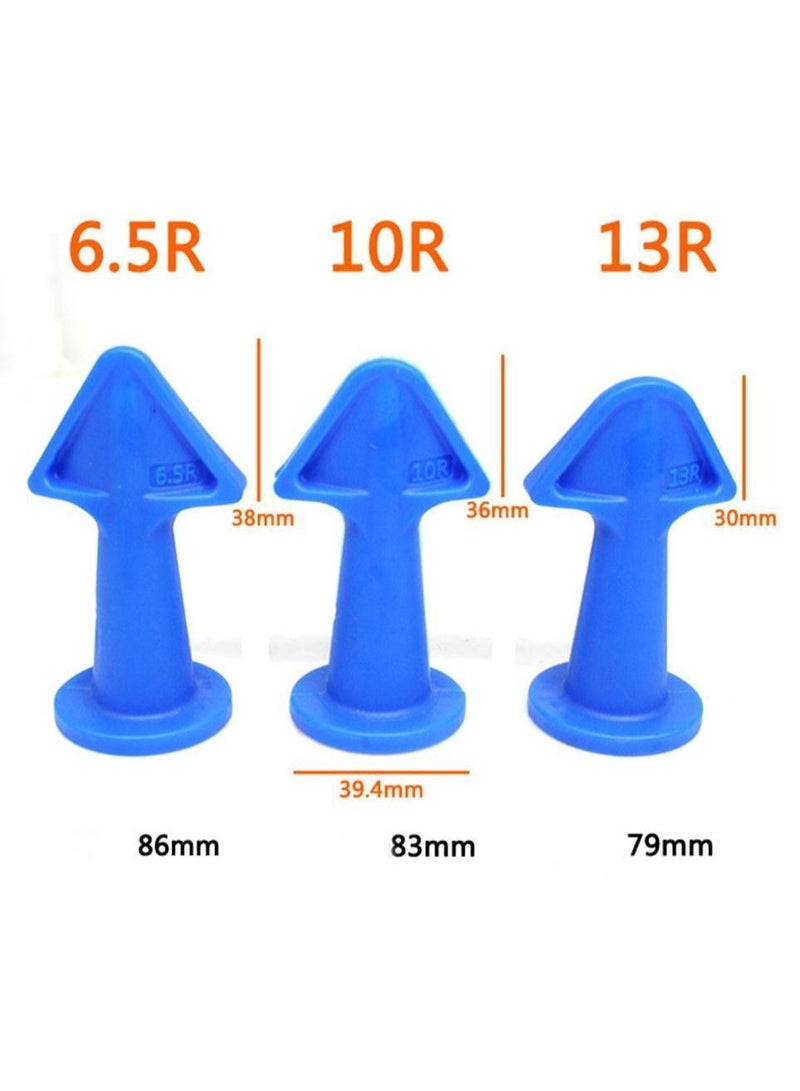Y&D Caulking Tools Kit, SYOSI 4Pcs Caulk Nozzle Applicator, Silicone Finisher Grout Scraper Tool for Cleaning Gaps in Kitchen Bathroom Windows Floor Tiles Tile Other Sealing Projects - Image 4