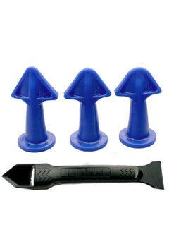 Caulking Tools Kit, SYOSI 4Pcs Caulk Nozzle Applicator, Silicone Finisher Grout Scraper Tool for Cleaning Gaps in Kitchen Bathroom Windows Floor Tiles Tile Other Sealing Projects - pzsku/ZCBB2748D9A7A775327B2Z/45/_/1669984431/802399fe-c6aa-4fc4-9f1d-663e330a1fb9