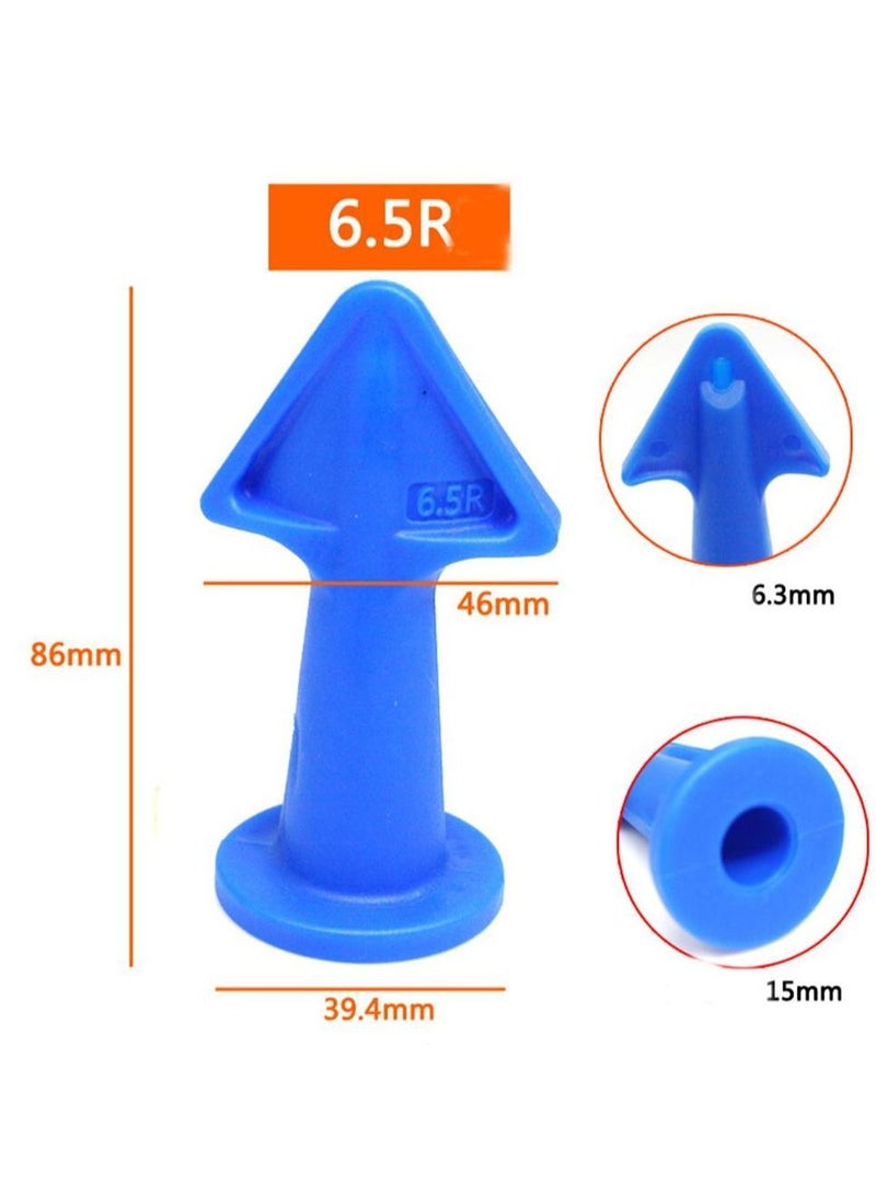 Y&D Caulking Tools Kit, SYOSI 4Pcs Caulk Nozzle Applicator, Silicone Finisher Grout Scraper Tool for Cleaning Gaps in Kitchen Bathroom Windows Floor Tiles Tile Other Sealing Projects - Image 5