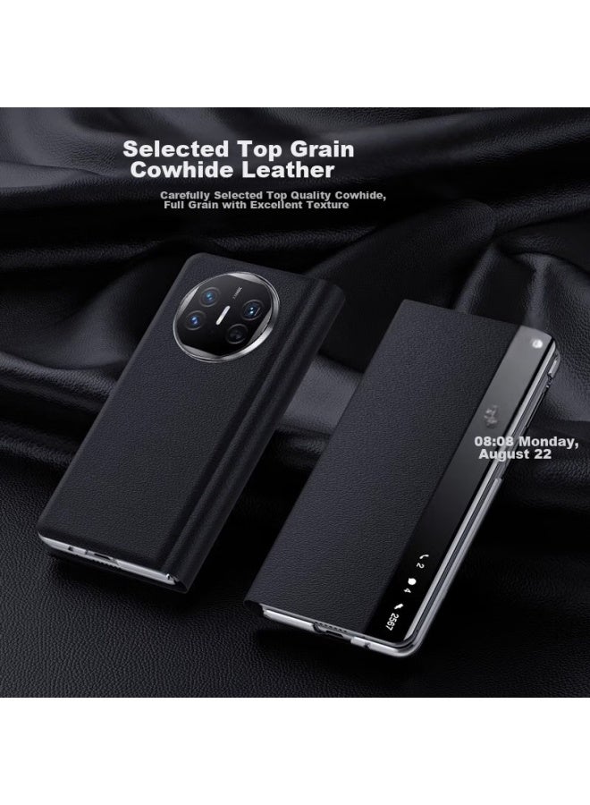 To Lonnie Zhilangni Phone Case For Huawei Mate X5, Collector's Edition Foldable Flip Protective Cover, Ultra-thin Full Protection Shockproof Genuine Leather Magnetic Case, Fashionable For Men And Women X5 - Image 5