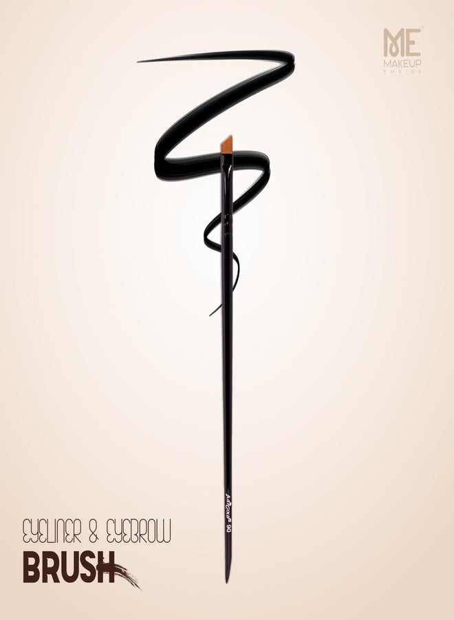 JUST GOLD Justgold Eyebrow and Eyeliner Makeup Brush Long Lasting Soft Synthetic Bristles & Wooden Handle Makeup Blending Brush (#90) - Image 4