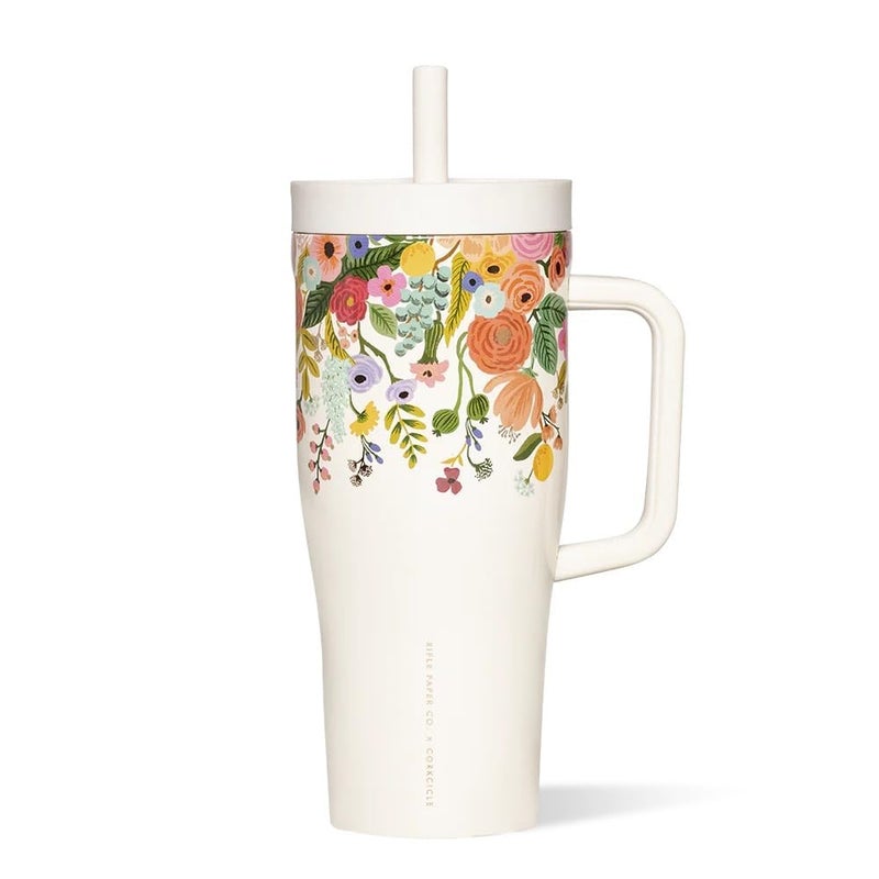 Corkcicle Cruiser - 22oz Rifle Paper - Garden Party Cream - Image 1
