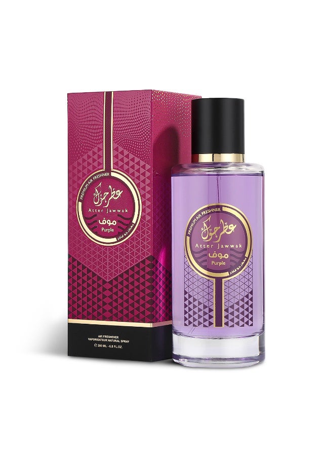 Al Majed Oud ATTAR JAWWAK PURPLE 200ML AIR FRESHNER - Image 1