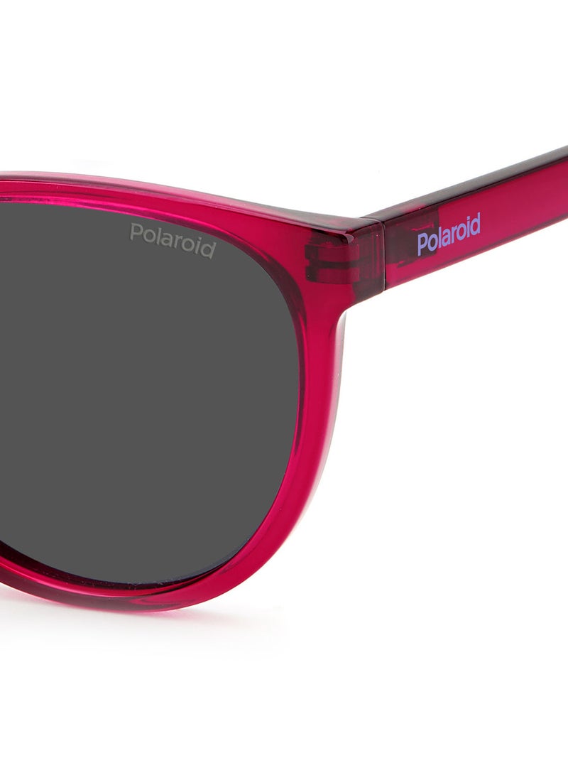Polaroid Kids Unisex UV Protection Round Sunglasses - Pld 8047/S Fuchsia 49 - Lens Size: 49 Mm - Image 5