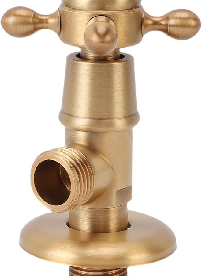 صمام إيقاف ماء أنتيك G1 2 زاوية إغلاق مقاوم للانفجار بأسلوب ريترو - Image 5