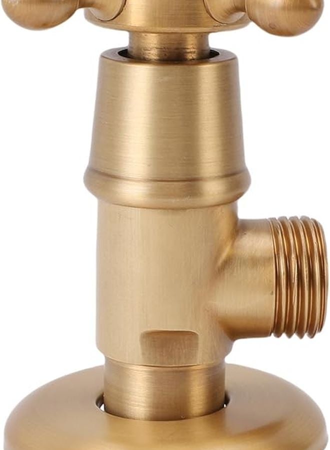 صمام إيقاف ماء أنتيك G1 2 زاوية إغلاق مقاوم للانفجار بأسلوب ريترو - Image 4